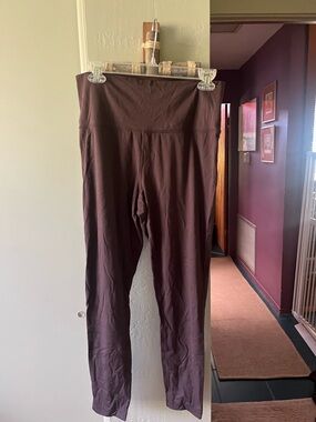 Haven Well Within Talbots XL Women’s High-Waist Rich Brown Leggings